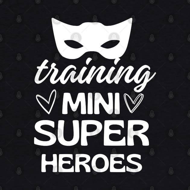 Training Mini Super Heroes by Owlora Studios